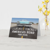 Carte Historic Route 66 Centennial (Fleur jaune)