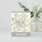 Carte historique de la ville de Rome (Debout devant)