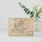 Carte historique de l'Europe 1721 (Debout devant)