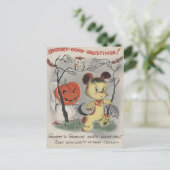 Carte historique d'Halloween éffrayante (Debout devant)