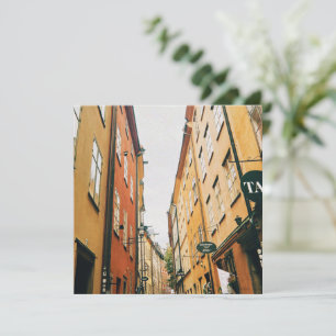 Carte Historique Gamla Stan, Vieille Ville de Stockholm