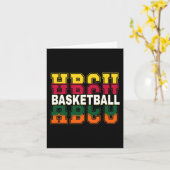 Carte Historiquement Black College University Basketball (Fleur jaune)