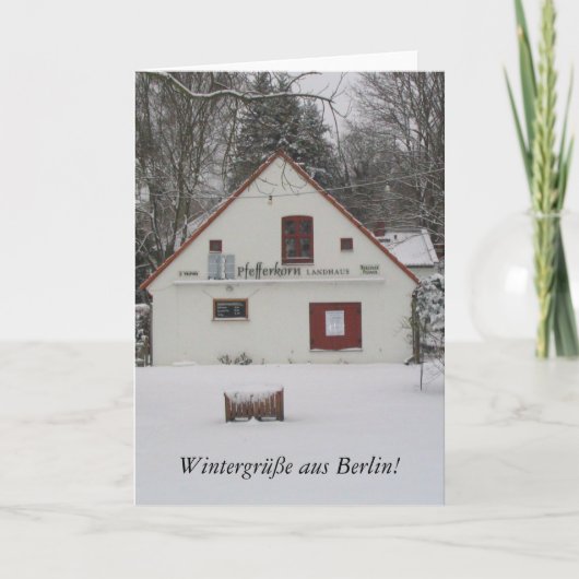 Carte Hiver à Berlin (Devant)