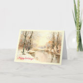 Carte Hiver à Spreewald (Devant)