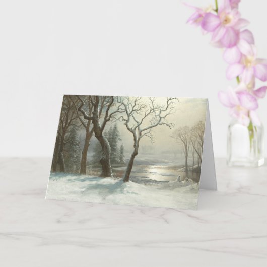 Carte Hiver à Yosemite par Albert Bierstadt Hiver (Orchidée)