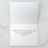 Carte Hiver Bois Snowy Fox & Bird (Intérieur)