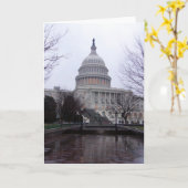 Carte hiver capitol (Fleur jaune)