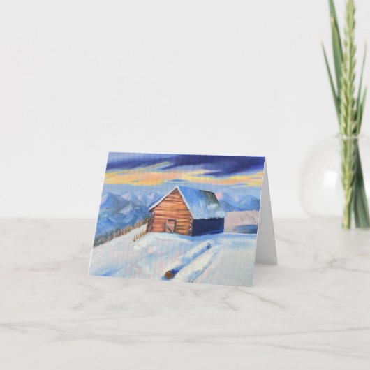 Carte Hiver chaud (Devant)