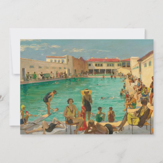 Carte Hiver En Floride | Sir John Lavery (Devant)