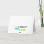 Carte Hiver givré (Dos)