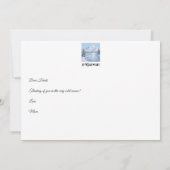Carte Hiver glacial (Dos)