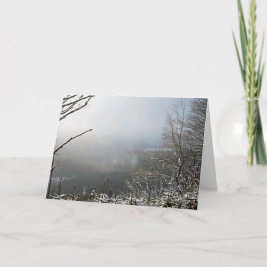 Carte Hiver La Forêt De Macclesfield (Devant)