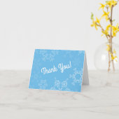 Carte Hiver Onederland Flocon de neige 1ère fête d'anniv (Fleur jaune)