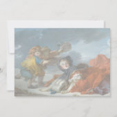 Carte Hiver par Jean-Honore Fragonard (Dos)