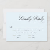 Carte Hivernage Botanique QR Code Repas Mariage RSVP (Devant)