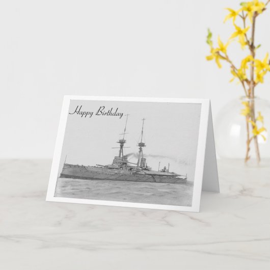 Carte HMS Vanguard (Fleur jaune)