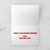 Carte Ho Ho Ho Holiday (Intérieur)