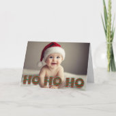 Carte Ho Ho Ho Holiday (Devant)