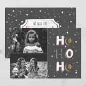 Carte Ho Ho Ho Holiday (Devant / Derrière)