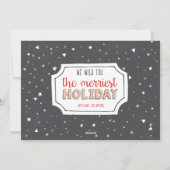 Carte Ho Ho Ho Holiday (Dos)