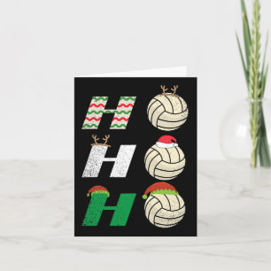 Carte Ho Ho Ho - Joueur de l'équipe de volley-ball de No