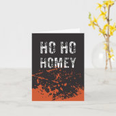 Carte Ho Ho Homie / Joyeux Noël (Fleur jaune)