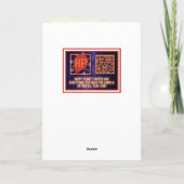 Carte Ho Ho NON Noël (Dos)