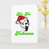Carte Ho, Ho, Obama (Fleur jaune)