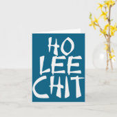 Carte Ho Lee Chit Drôle d'asiatique (Fleur jaune)