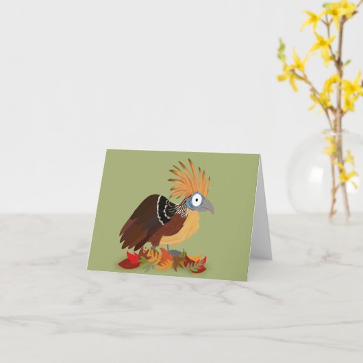 Carte Hoatzin (Fleur jaune)