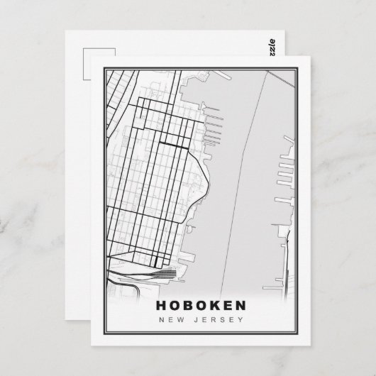 Carte Hoboken (Devant / Derrière)