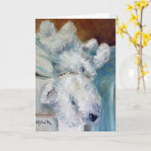 Carte hochon de lit (Fleur jaune)