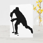 Carte Hockey (Fleur jaune)