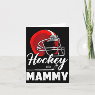 Carte Hockey Maman Joueur de Hockey Famille Assortie