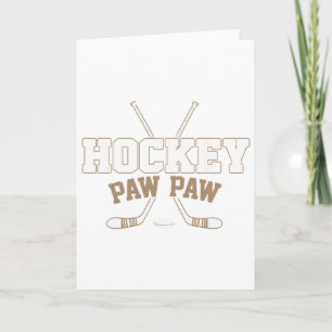 Carte Hockey Paw Paw Amateur de hockey vintage