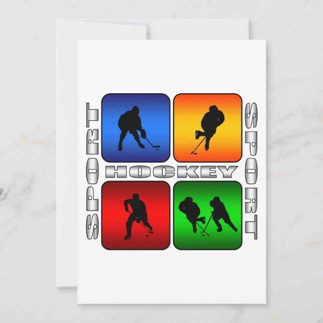 Carte Hockey spectaculaire (Devant)