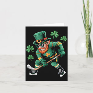 Carte Hockey St Patricks Day Design de lutin 1