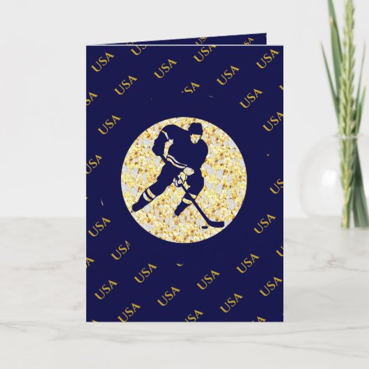 CARTE HOCKEY SUR GLACE (Devant)