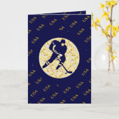 CARTE HOCKEY SUR GLACE (Fleur jaune)