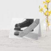 Carte Hockey sur glace (Fleur jaune)