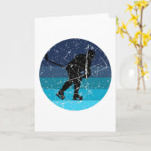 Carte Hockey sur glace (Fleur jaune)