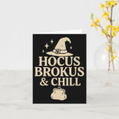 Carte Hocus Brokus Et Chill (Fleur jaune)