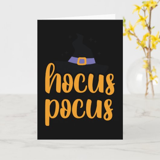 Carte Hocus Pocus (Fleur jaune)