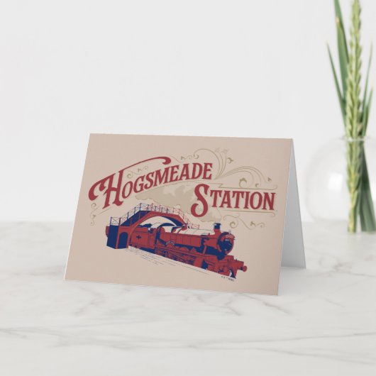 Carte HOGSMEADE Station Vintage Graphisme (Devant)