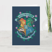 Carte HOGWARTS™ Floral Crest (Devant)