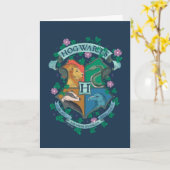 Carte HOGWARTS™ Floral Crest (Fleur jaune)