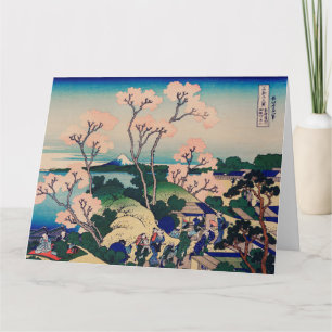 Carte Hokusai - Colline de Goten-Yama