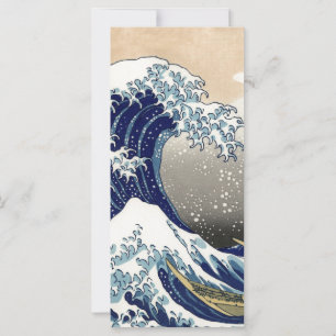Carte Hokusai Grande vague au large Kanagawa Katsushika 