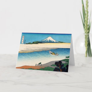 Carte Hokusai - rivière Tama dans la province de Musashi
