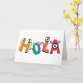 Carte Hola (Fleur jaune)